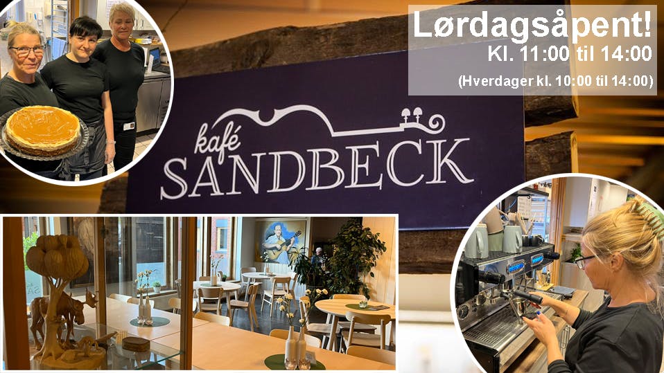 Kafé Sandbeck - Skjermplakat